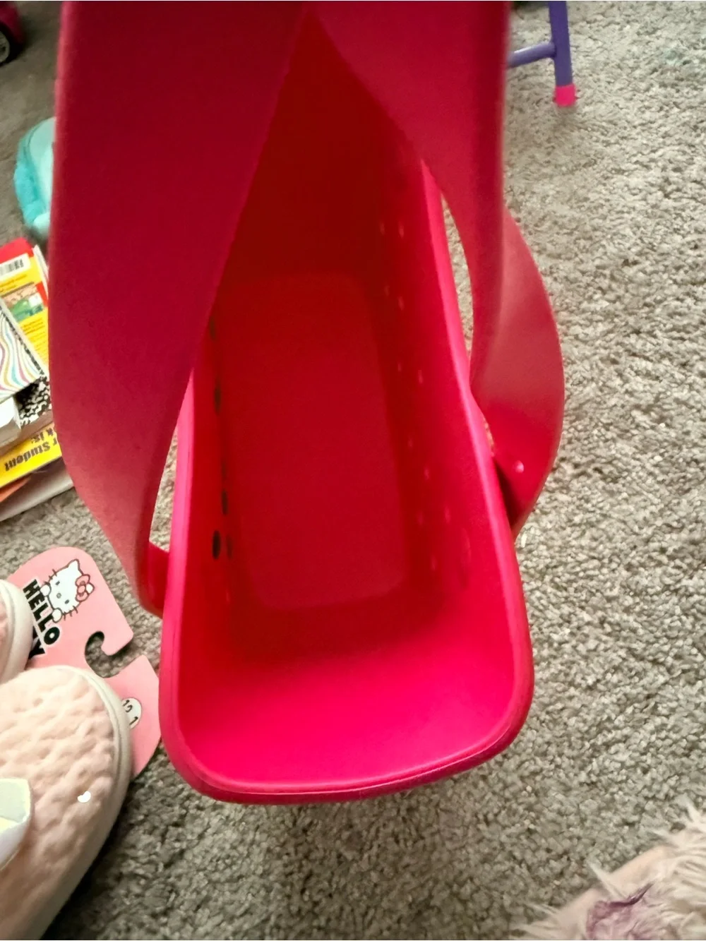 CROCS Kids Bright Pink Jibbitz Tote Bag